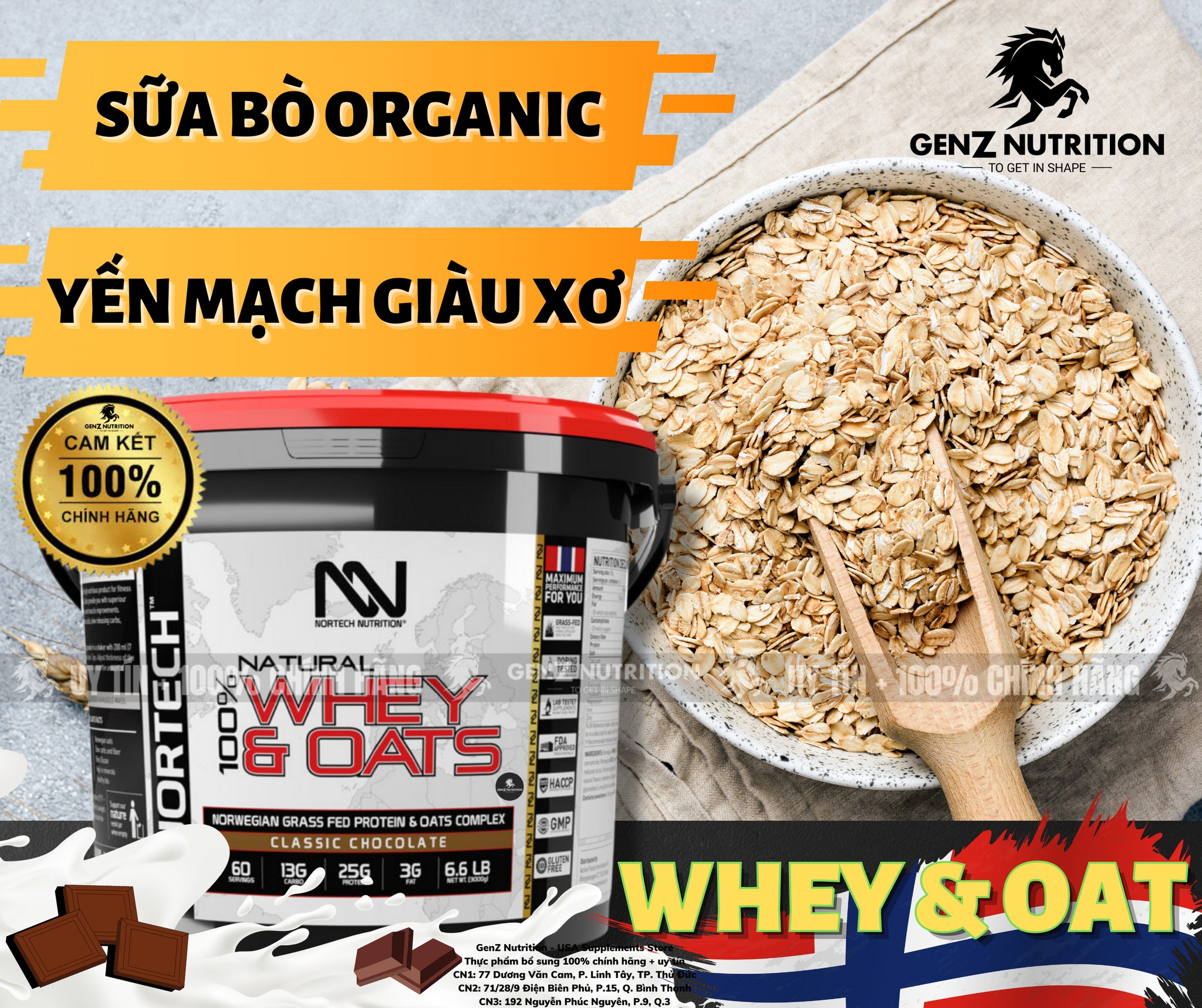 WHEY OATS – WHEY KẾT HỢP YẾN MẠCH CAO CẤP TĂNG CƠ TỰ NHIÊN - Ảnh 2