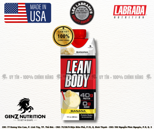 Leanbody RTD vị chuối