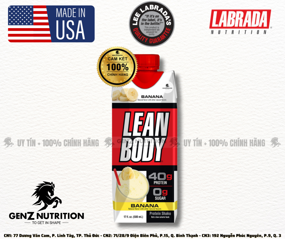 Leanbody RTD vị chuối Leanbody RTD vị chuối