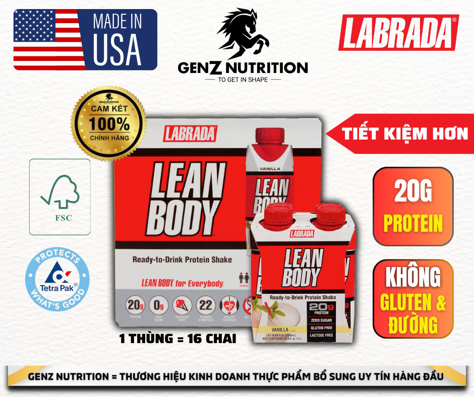LEAN BODY RTD 20G THÙNG