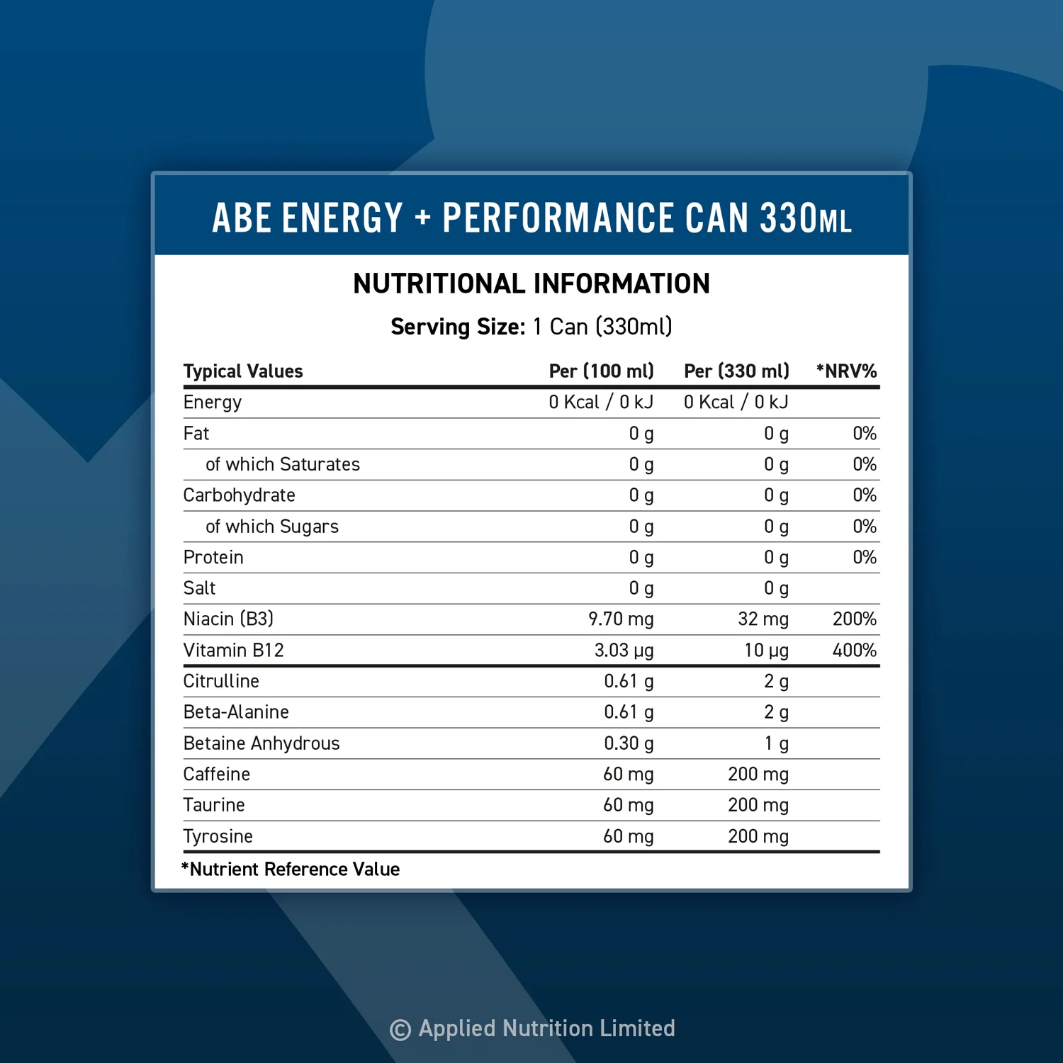 ABE APPLIED NUTRITION - PRE-WORKOUT DẠNG LON - Ảnh 3